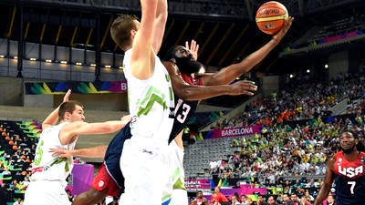 Американцы уверенно разобрались со словенцами