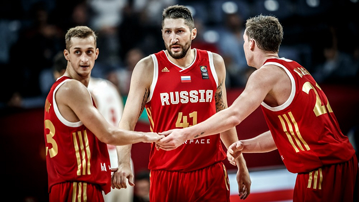 Баскетболисты сборной России