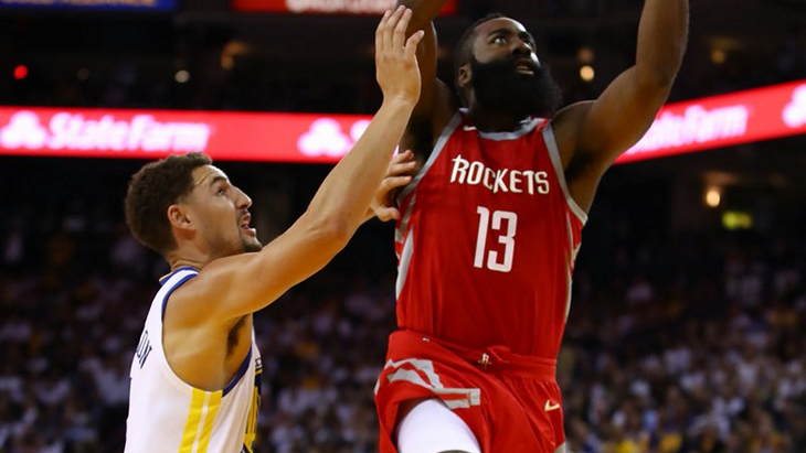 Клэй Томпсон и Джеймс Харден