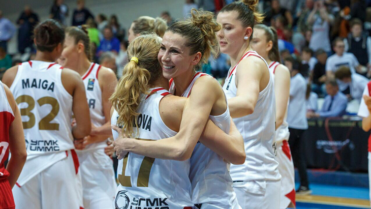 Российские баскетболистки
