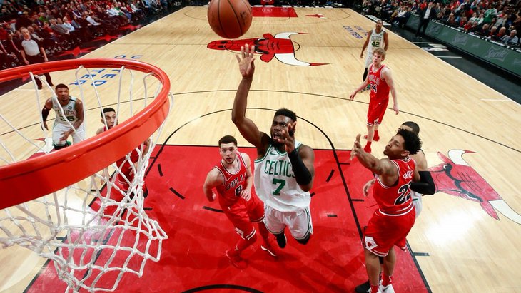 Джейлен Браун в атаке