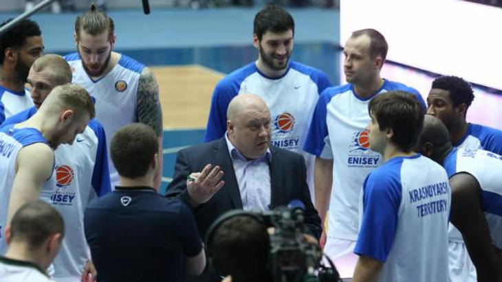 Баскетболисты «Енисея»