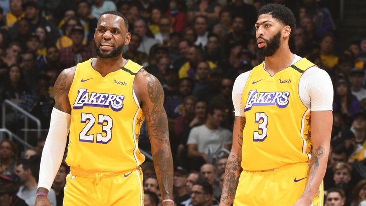 Леброн Джеймс и Энтони Дэвис