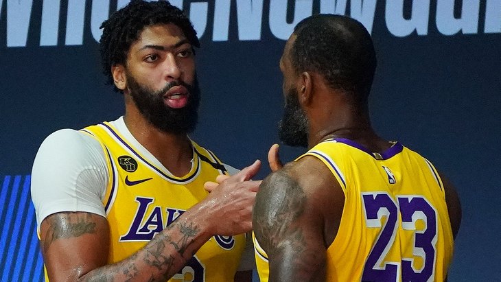 Энтони Дэвис и Леброн Джеймс