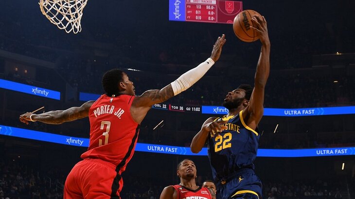 «Голден Стэйт» обыграл «Хьюстон» благодаря 36 очкам Эндрю Уиггинса