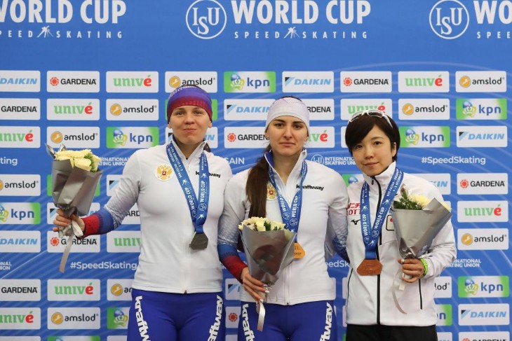 Голикова с золотой медалью на этапе Кубка мира