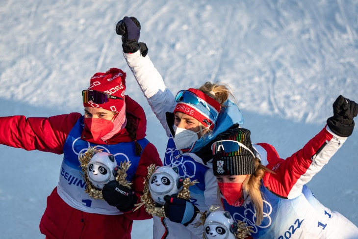 Наталья Непряева завоевала серебро в скиатлоне