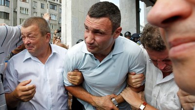 Виталий Кличко активно занимается политической деятельностью