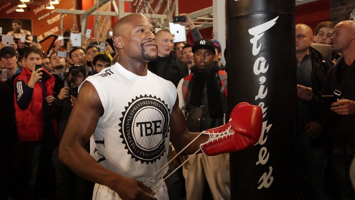 Флойд Мэйуэзер в Москве