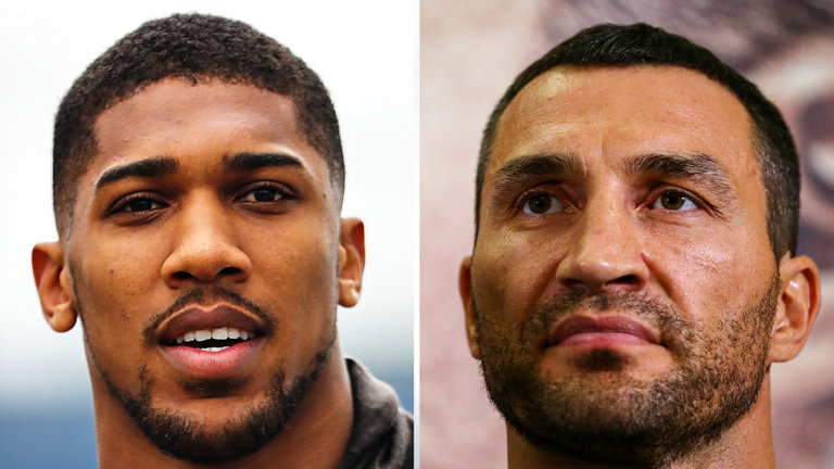 Энтони Джошуа и Владимир Кличко