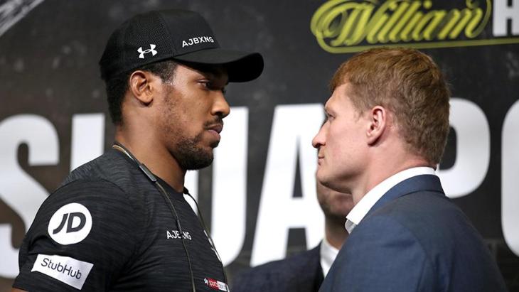 Энтони Джошуа и Александр Поветкин