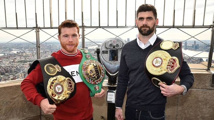 Сауль Альварес и Рокки Филдинг