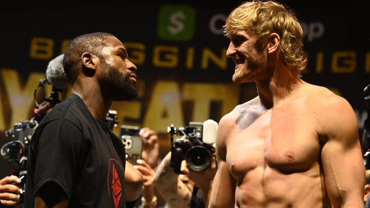 Флойд Мейвезер и Логан Пол