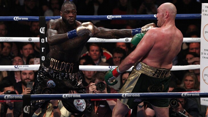 Деонтей Уайлдер и Тайсон Фьюри