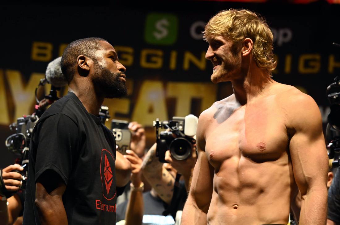 Флойд Мейвезер и Логан Пол