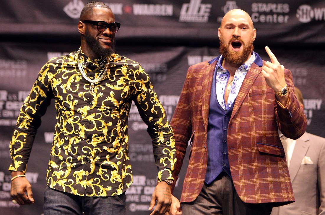 Деонтей Уайлдер и Тайсон Фьюри