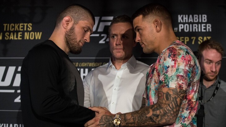 Дастин Порье (справа)