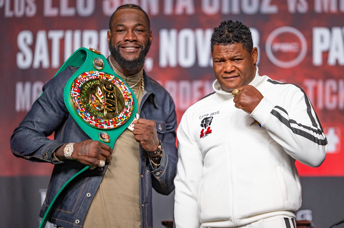 Деонтей Уайлдер (слева)