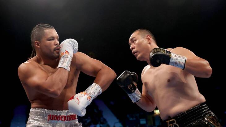 Джо Джойс и Чжан Чжилэй