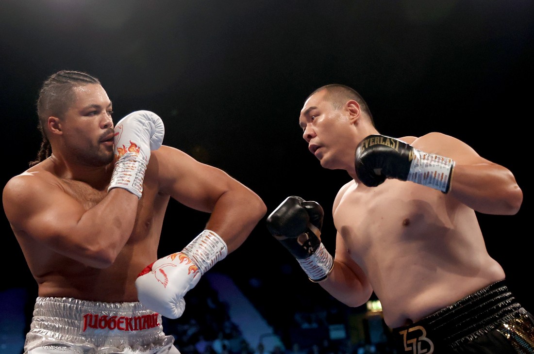 Джо Джойс и Чжан Чжилэй