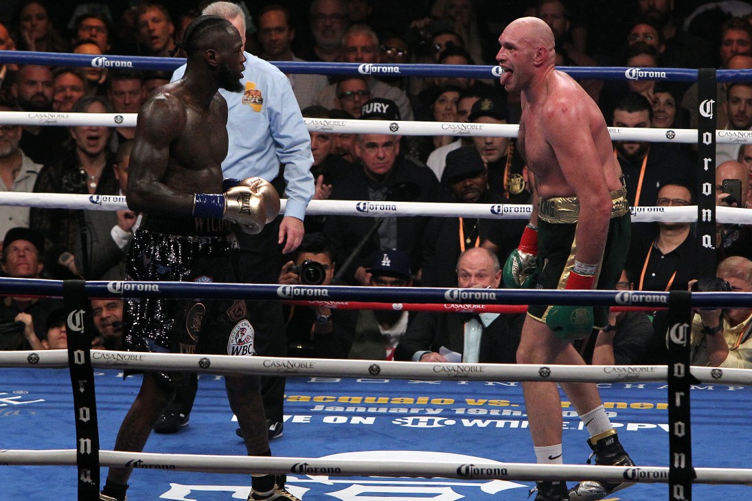 Деонтей Уайлдер и Тайсон Фьюри