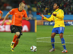 Арьен Роббен и Робиньо