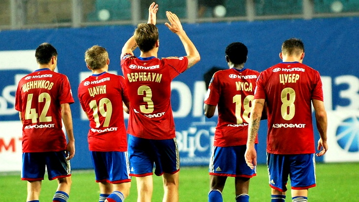 Футболисты ЦСКА