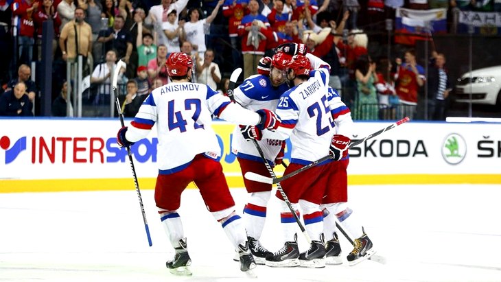 Хоккеисты сборной России