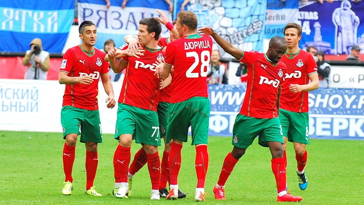 Футболисты «Локомотива»