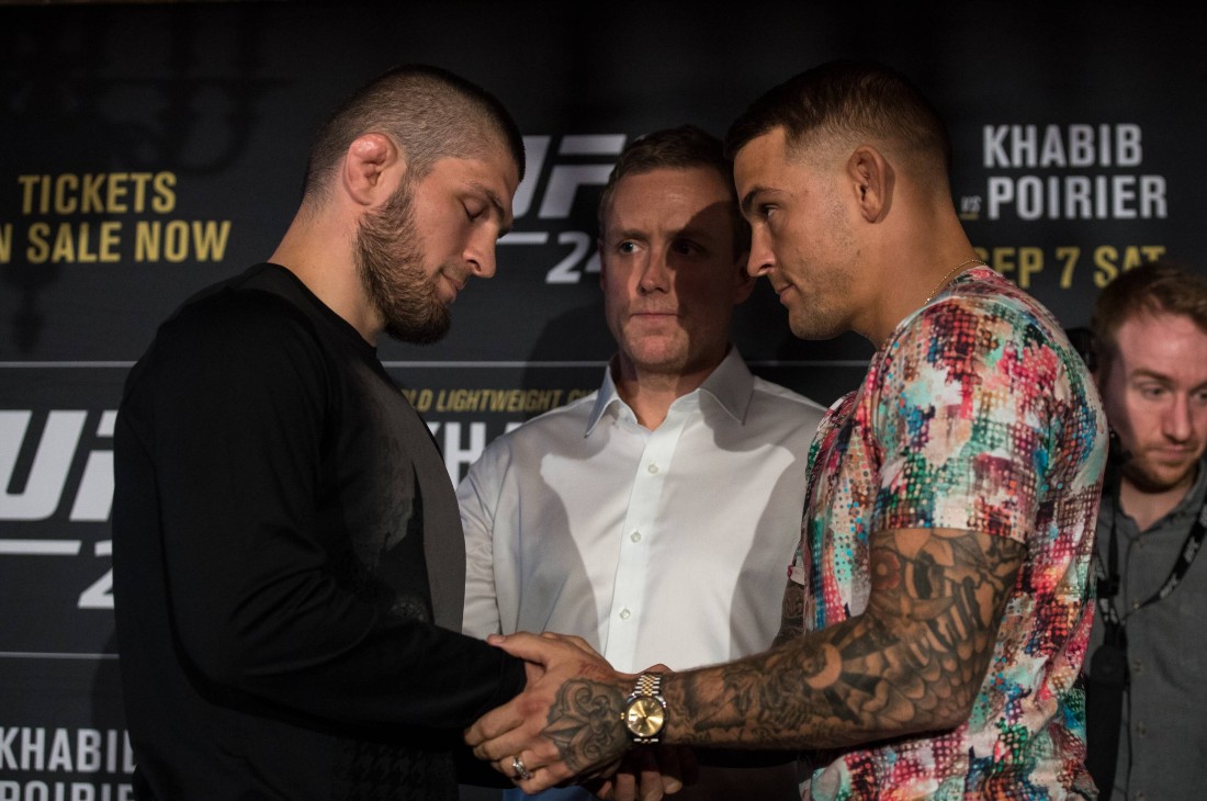 Хабиб Нурмагомедов и Дастин Порье