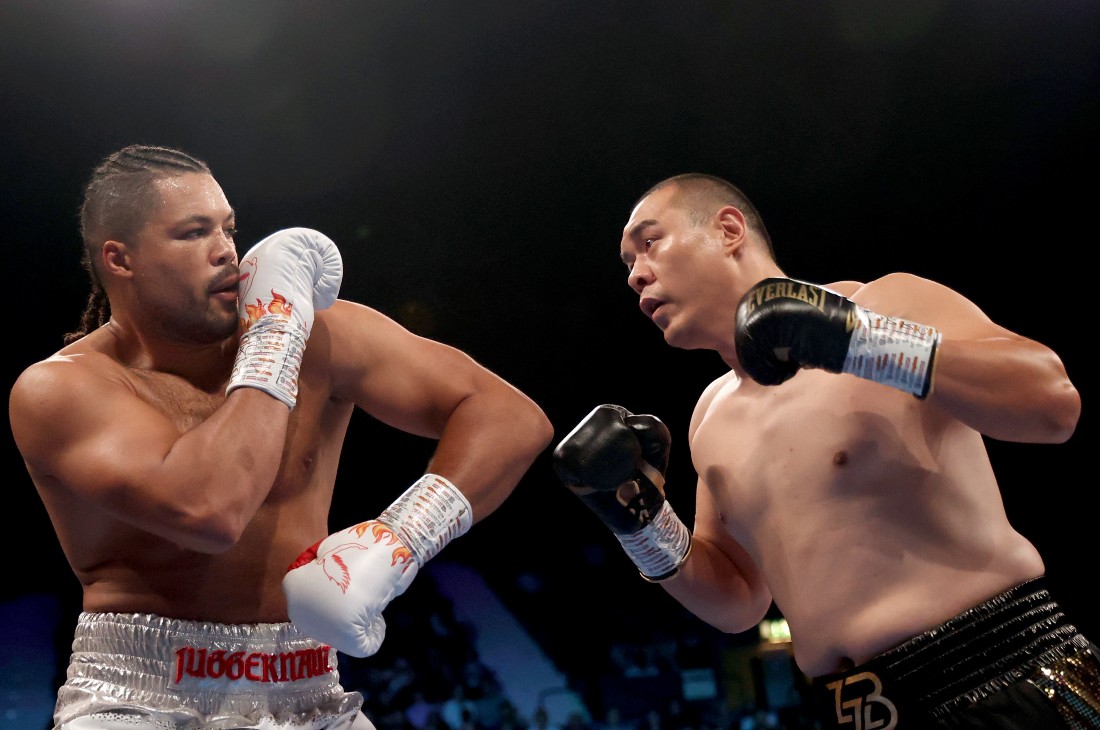 Джо Джойс и Чжан Чжилэй