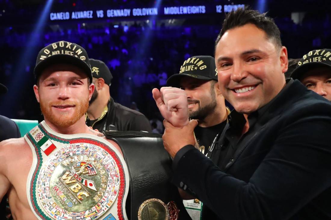 Сауль Альварес и Оскар Де Ла Хойя