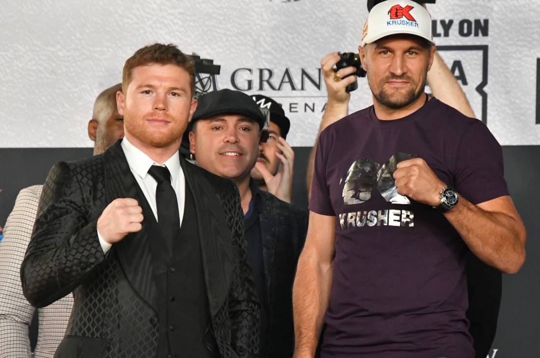 Сауль Альварес и Сергей Ковалев