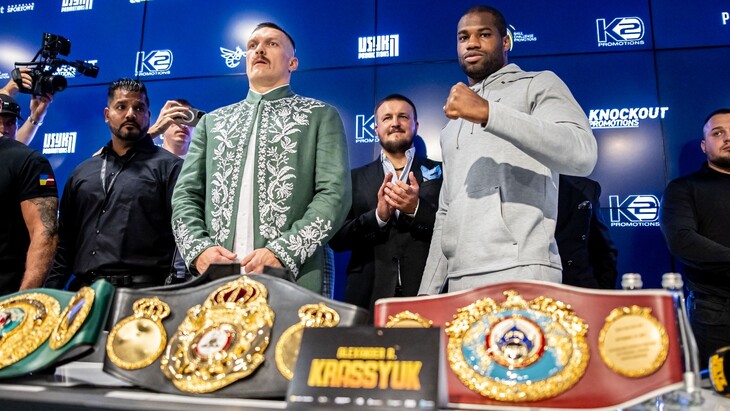 Александр Усик и Даниэль Дюбуа