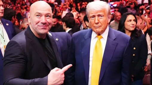 Дана Уайт и Дональд Трамп 