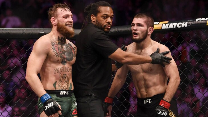 Конор Макгрегор и Хабиб Нурмагомедов