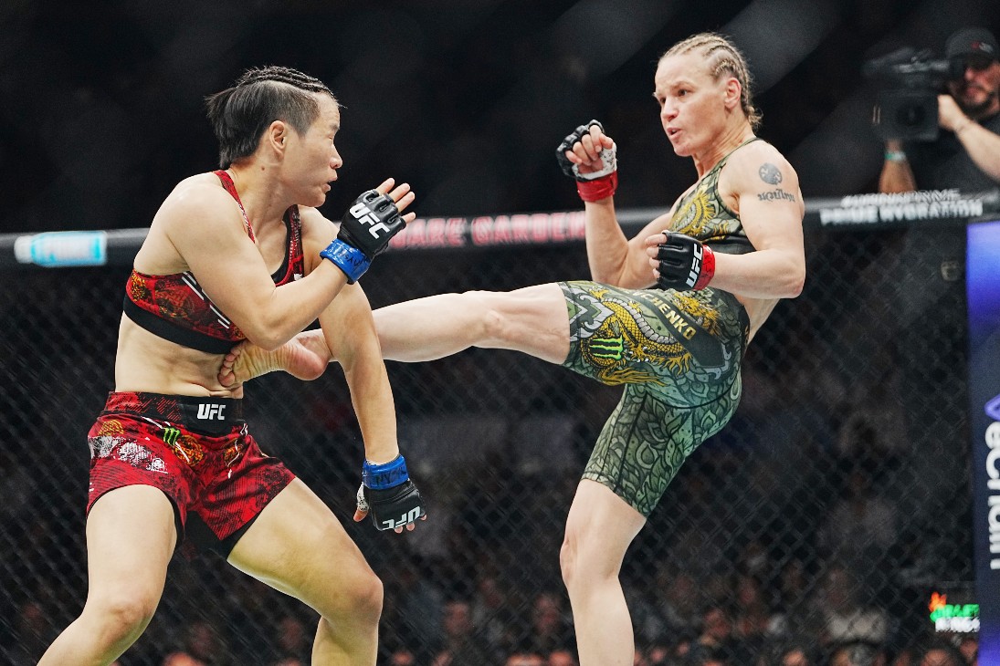 Вэйли Чжан и Валентина Шевченко