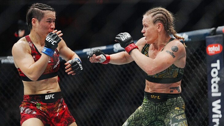 Вэйли Чжан и Валентина Шевченко