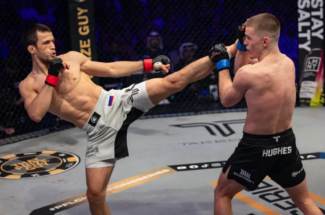 Усман Нурмагомедов и Пол Хьюз