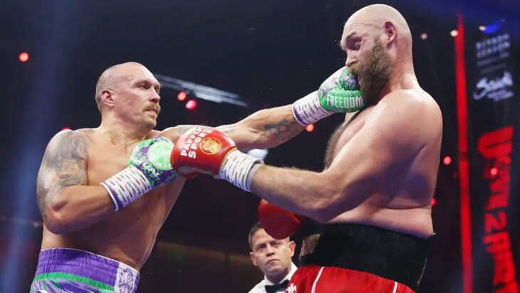 Александр Усик и Тайсон Фьюри