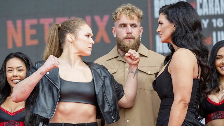 Ронда Роузи и Джина Карано