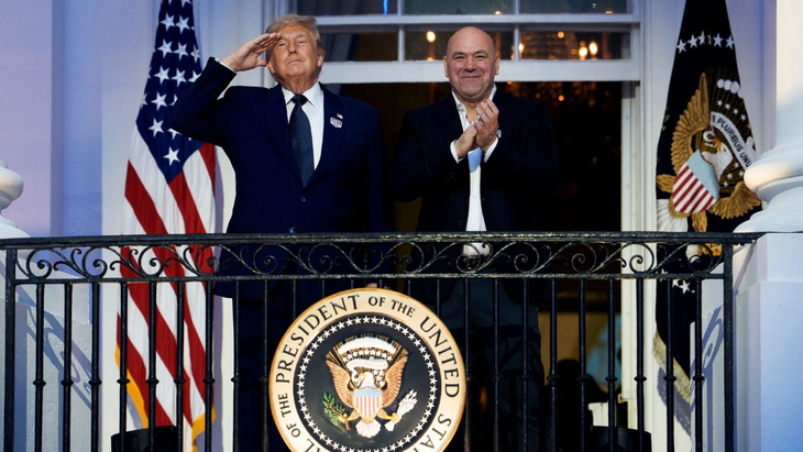 Дональд Трамп и Дана Уайт