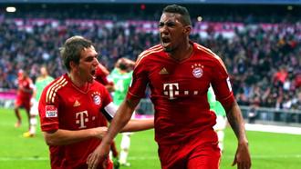 Радость футболистов «Баварии»