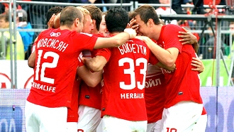 Радость футболистов «Спартака»