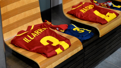 раздевалка сборной Испании