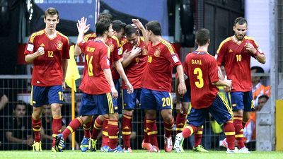 Футболисты сборной Испании