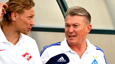 Валерий Карпин и Олег Блохин