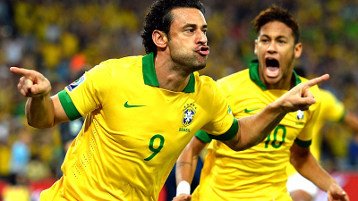 Автор первого гола Фред и второго — Неймар