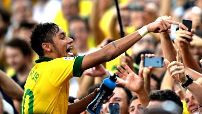 Неймар, обладатель «золотого мяча»