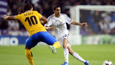 Ди Мария и Тевес (слева)